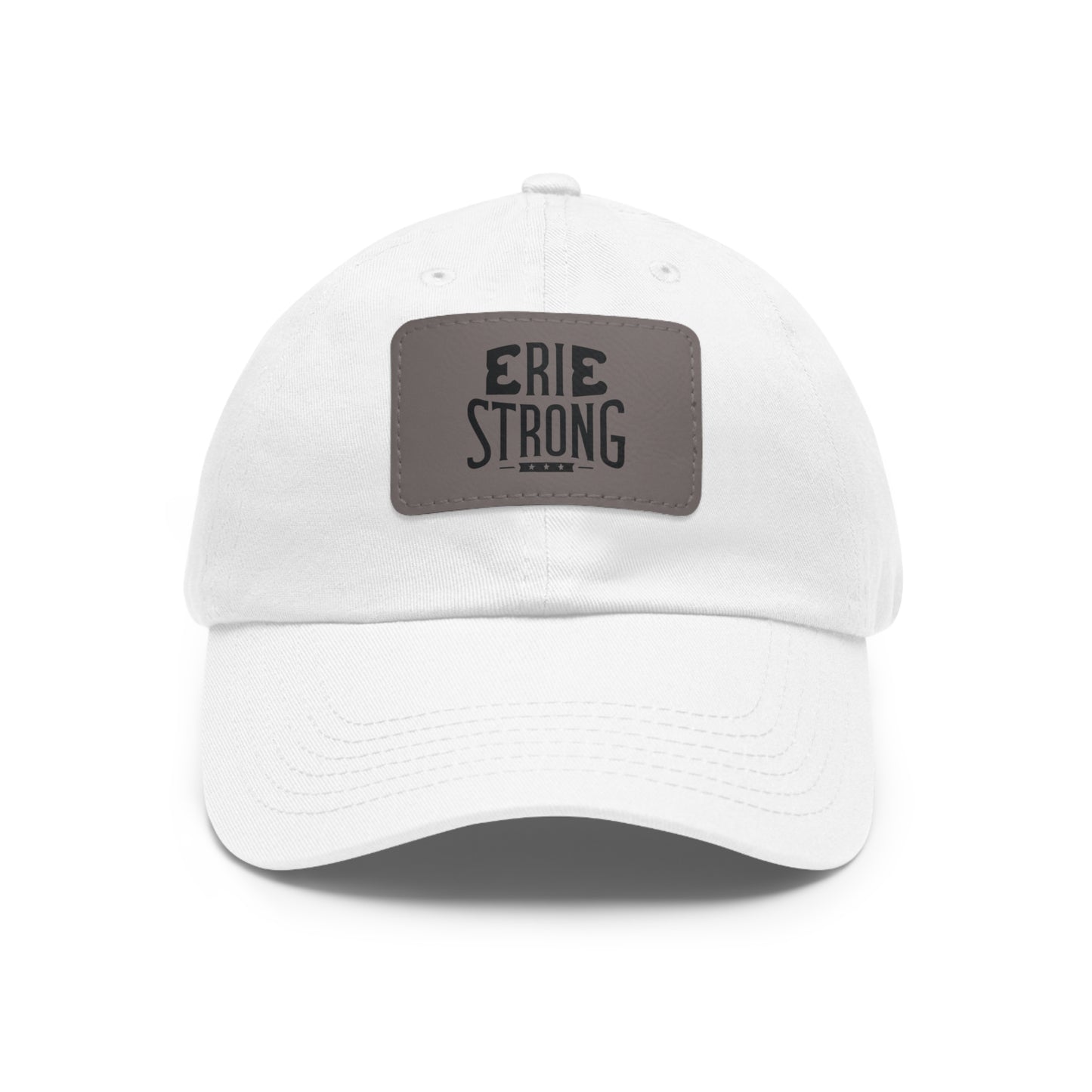 Erie Strong Leather Patch Hat - Unisex Stylish Accessory