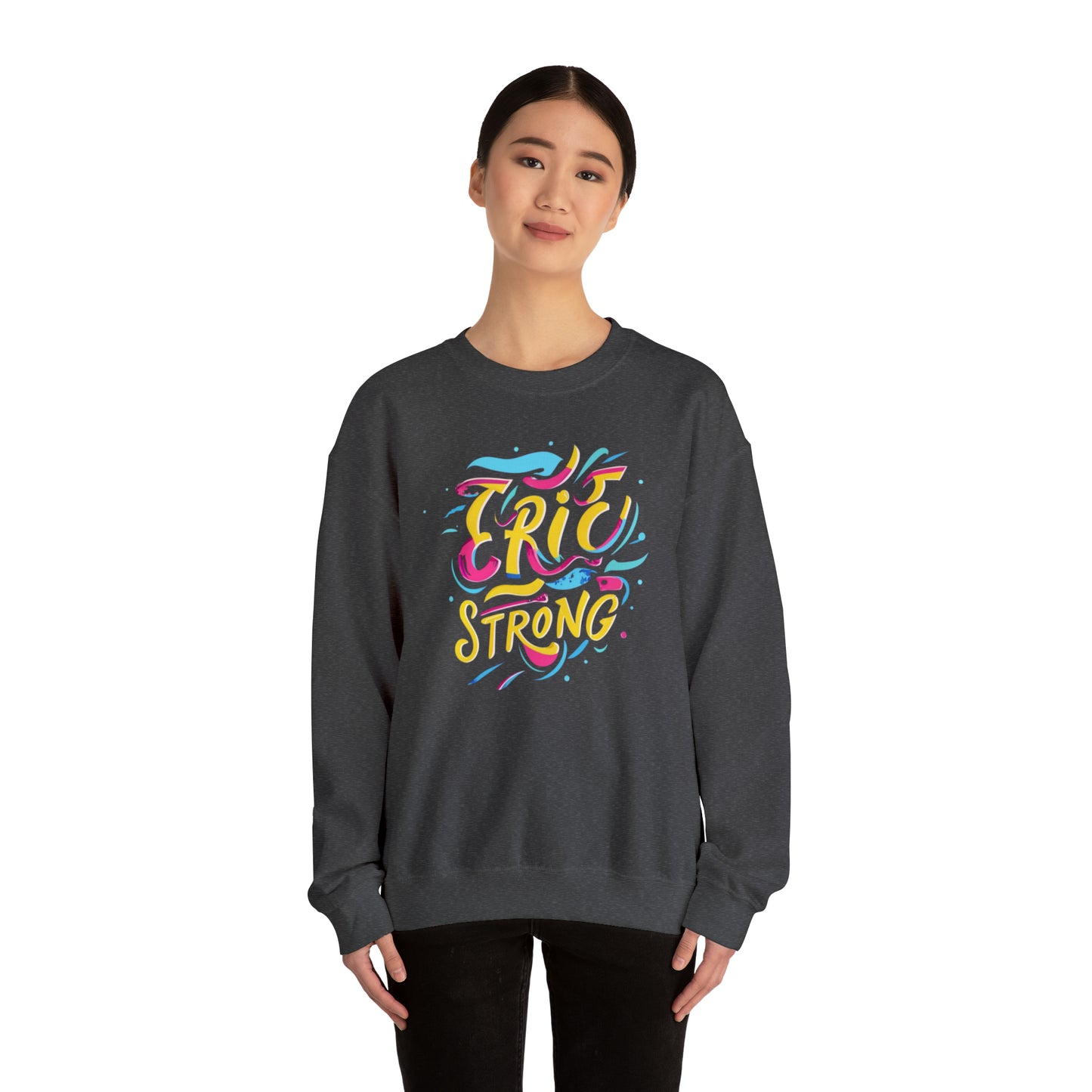 "Erie Strong Crewneck Sweatshirt, Unique Pennsylvania Design"