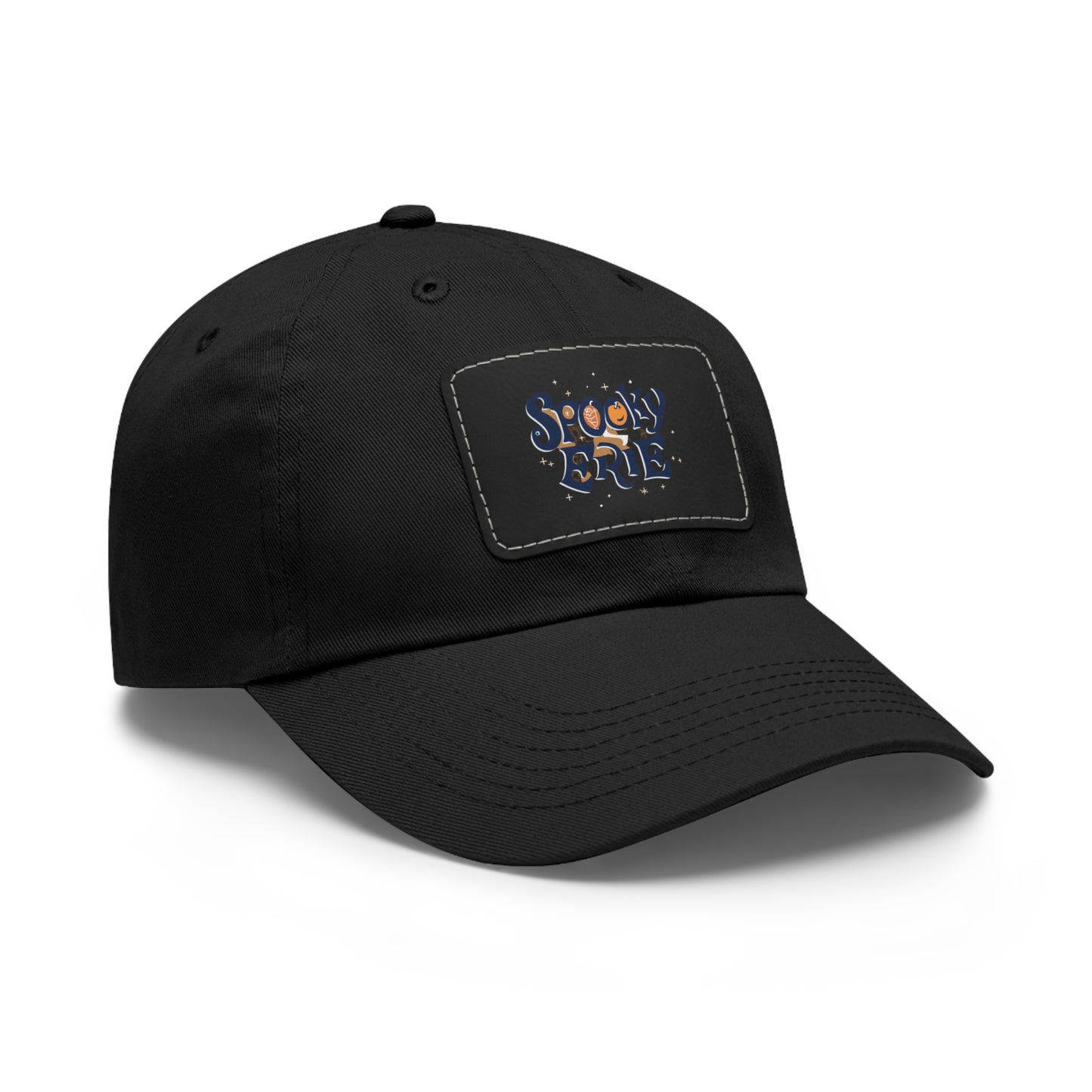 Custom Leather Patch Hat - Personalized Erie Design