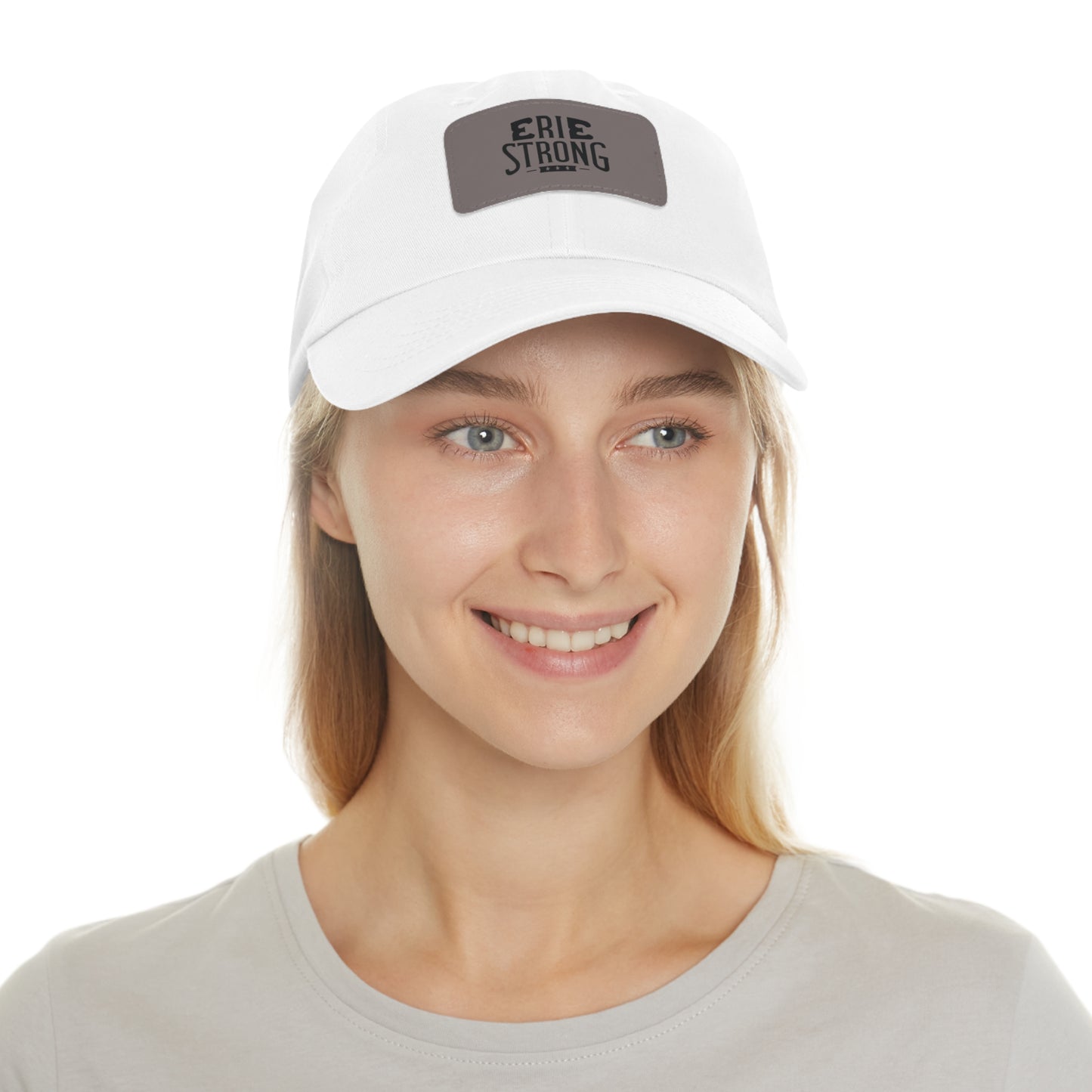 Erie Strong Leather Patch Hat - Unisex Stylish Accessory