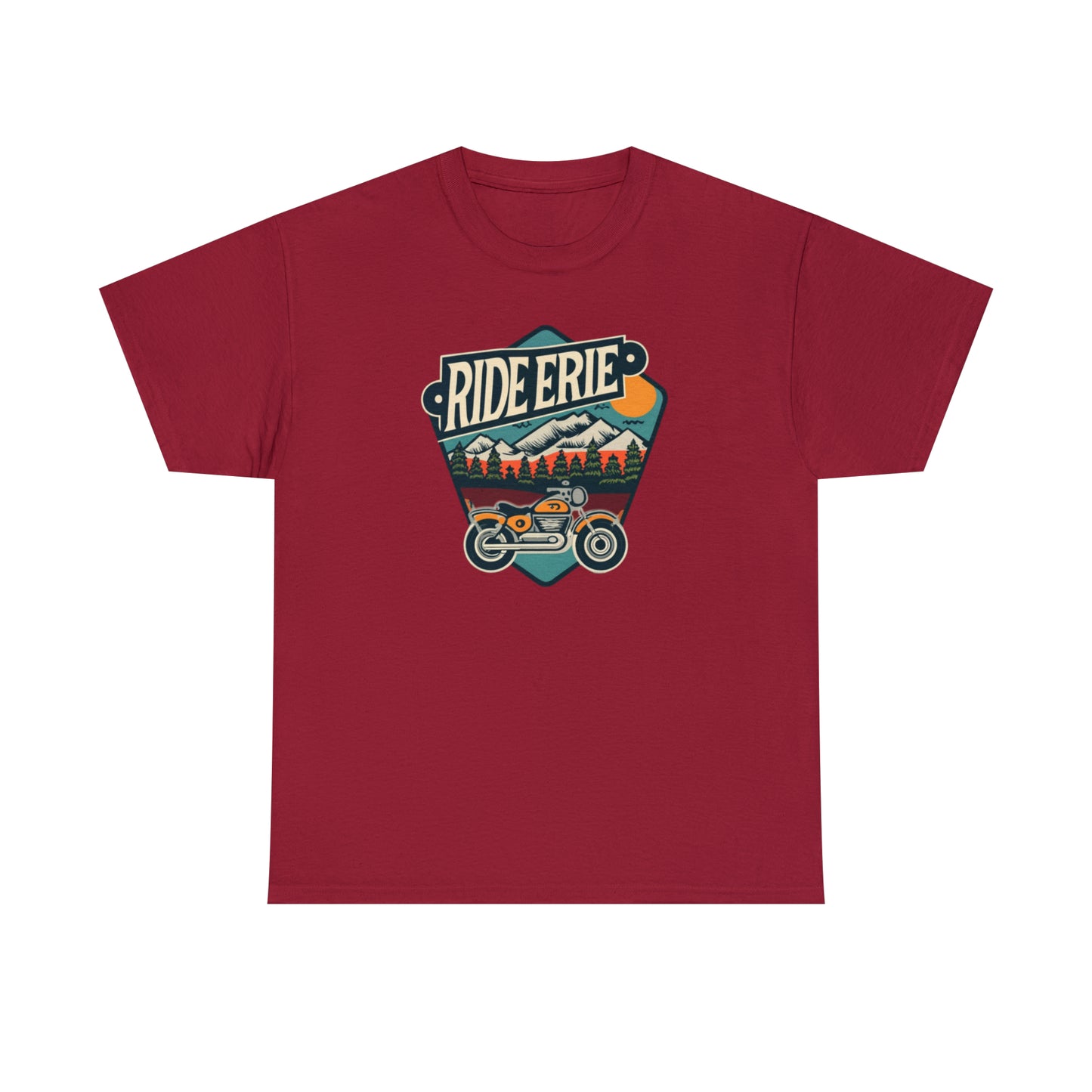 "Erie Design Heavy Cotton Unisex Tee - Custom Casual Shirt"