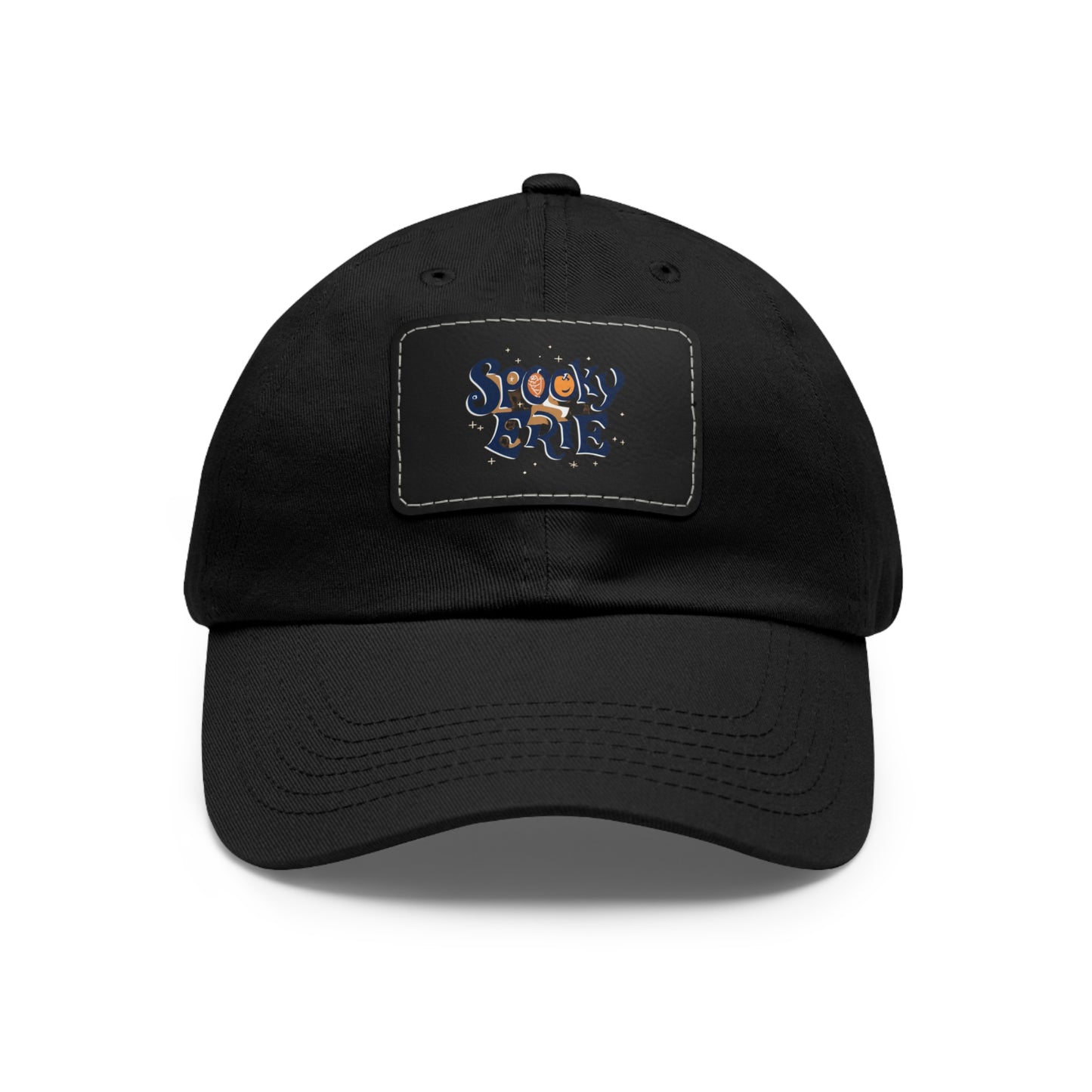 Custom Leather Patch Hat - Personalized Erie Design