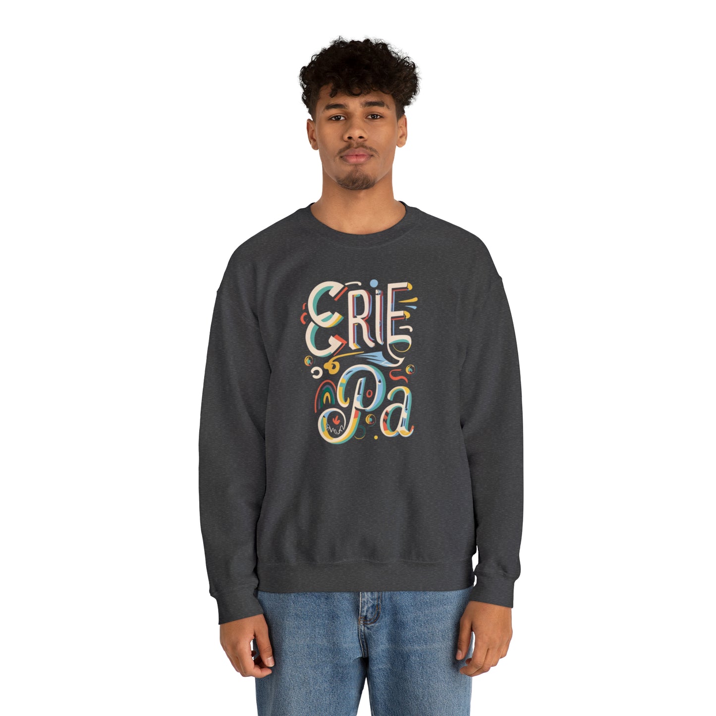 "Erie PA Custom Design Crewneck Sweatshirt, Pennsylvania Gift"