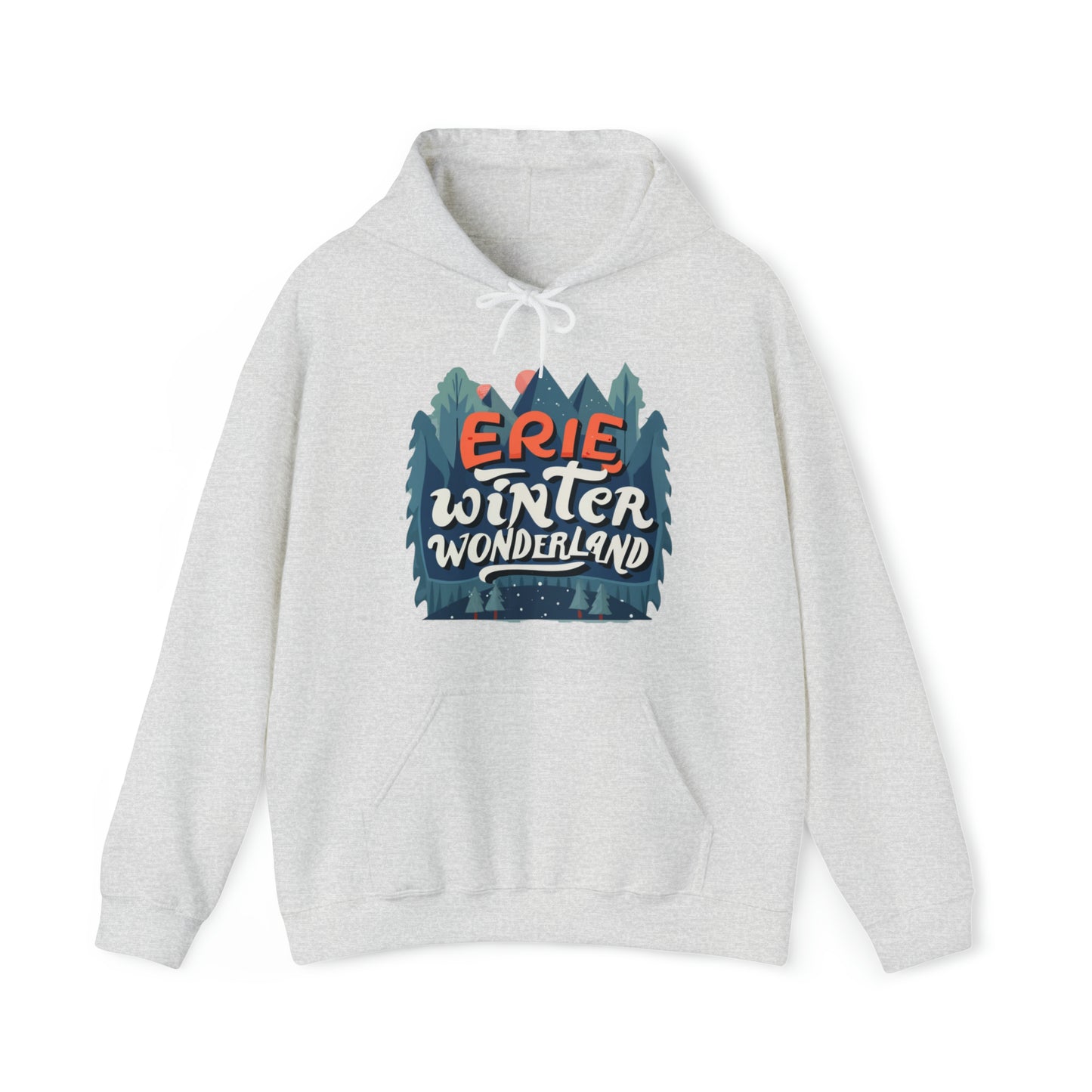 Erie Forest Frost Fest, Unisex Hooded Sweatshirt, Heavy Blend