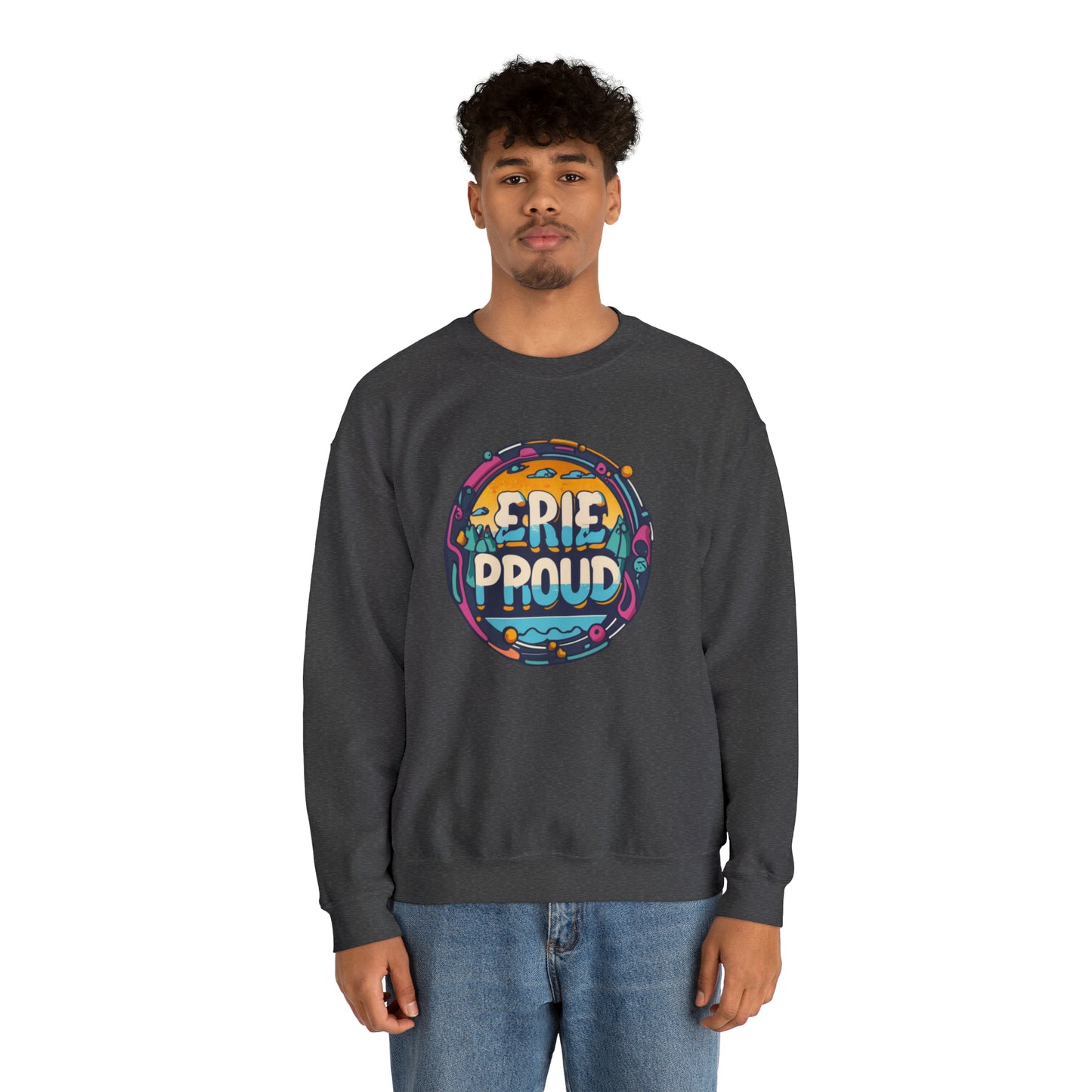 "Custom Crewneck Sweatshirt, Unique Logo Print Design"