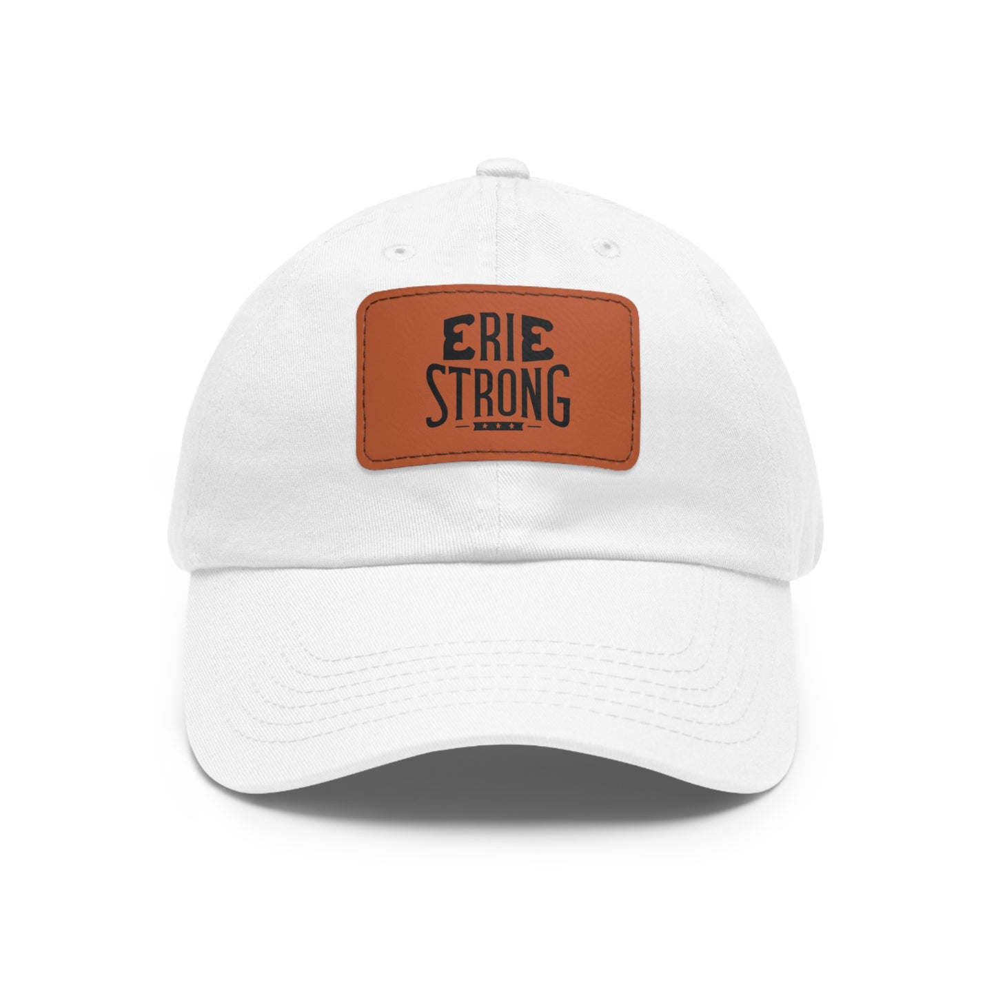 Erie Strong Leather Patch Hat - Unisex Stylish Accessory