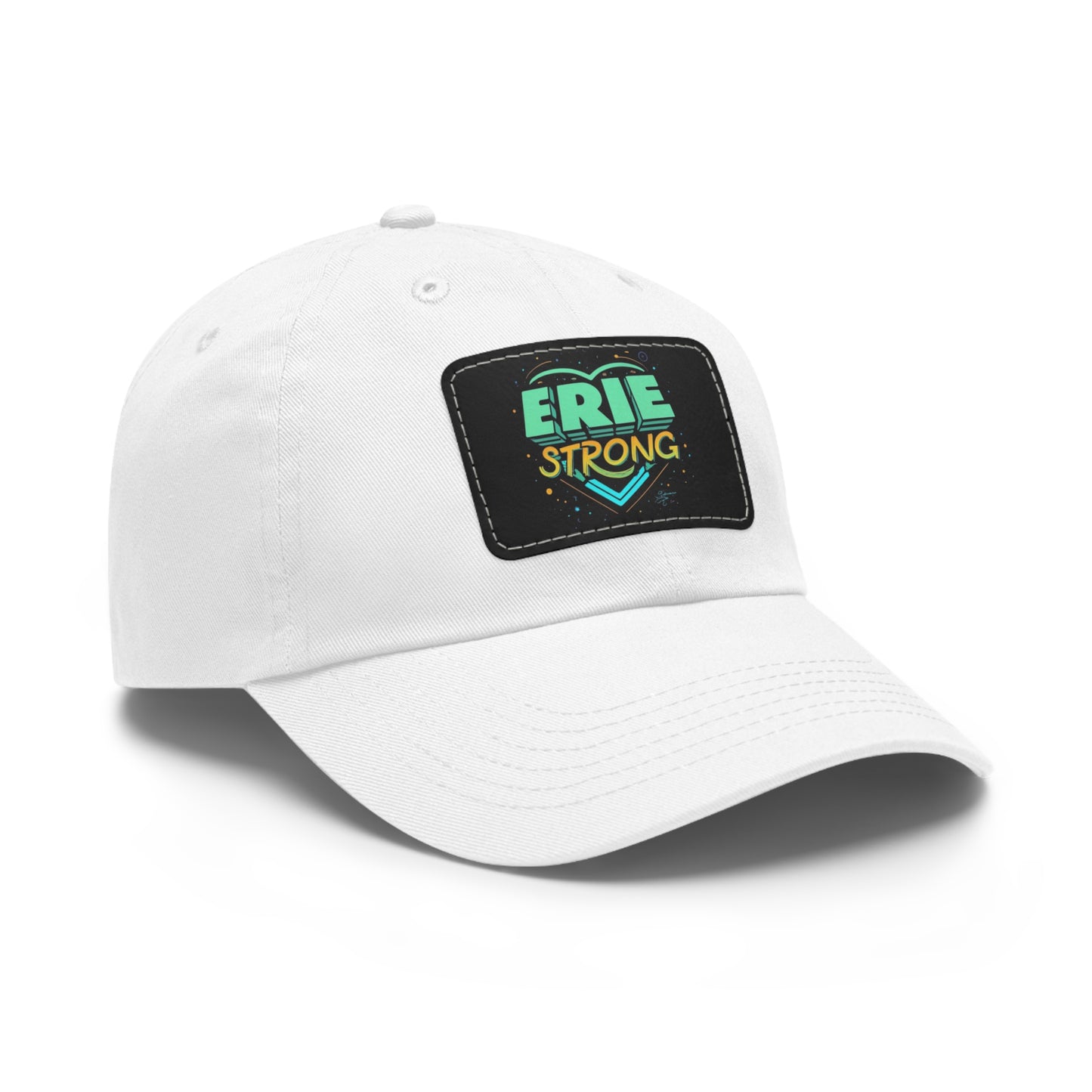 "Erie Strong Custom Leather Patch Premium Quality Hat"