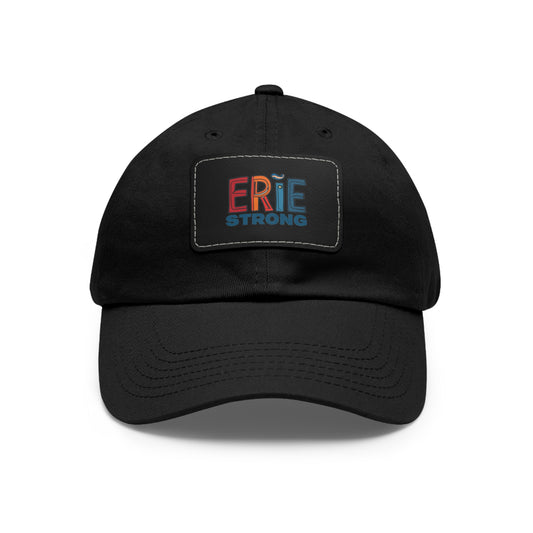 Erie Strong Leather Patch Hat - Custom Shirt Design