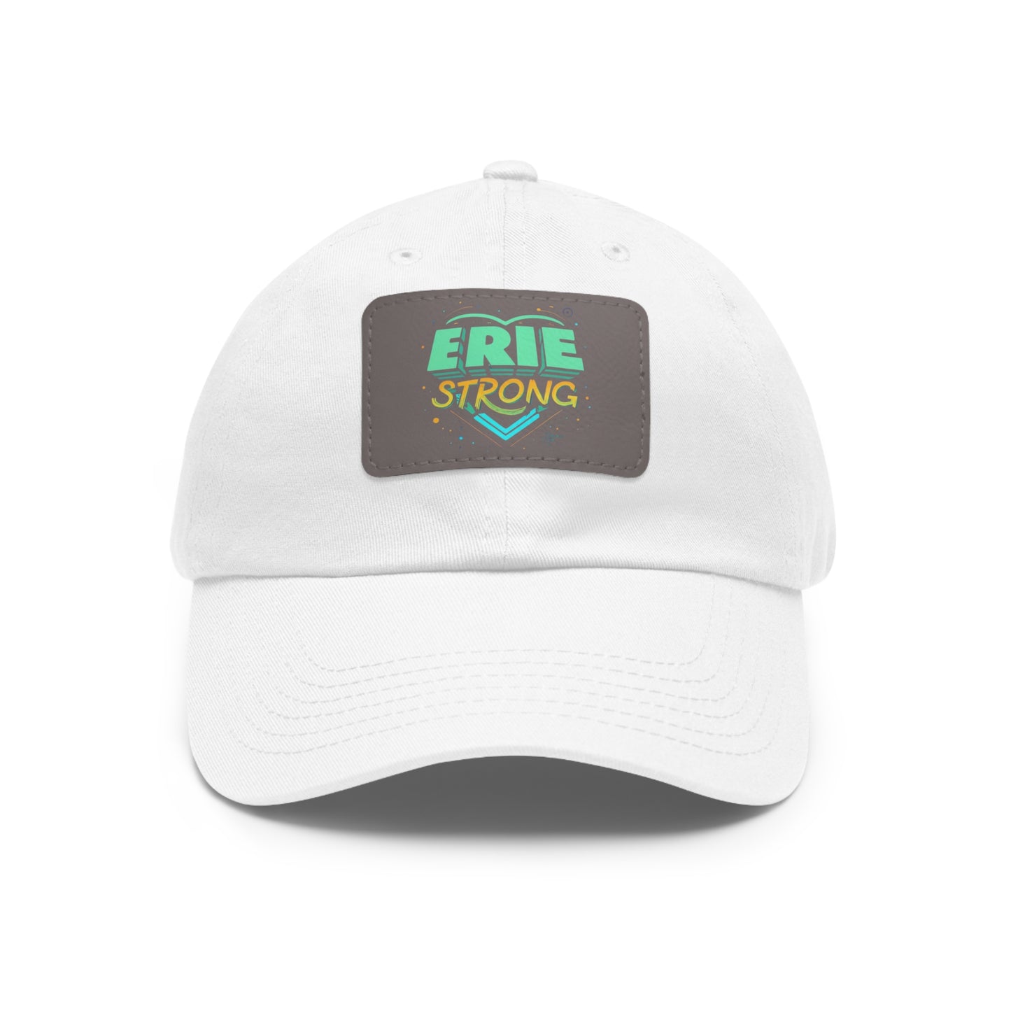 "Erie Strong Custom Leather Patch Premium Quality Hat"