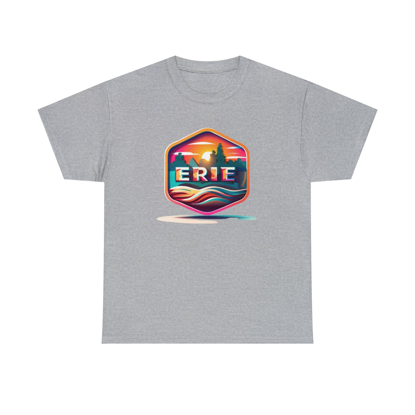 Erie Design Unisex Custom Heavy Cotton Tee Shirt