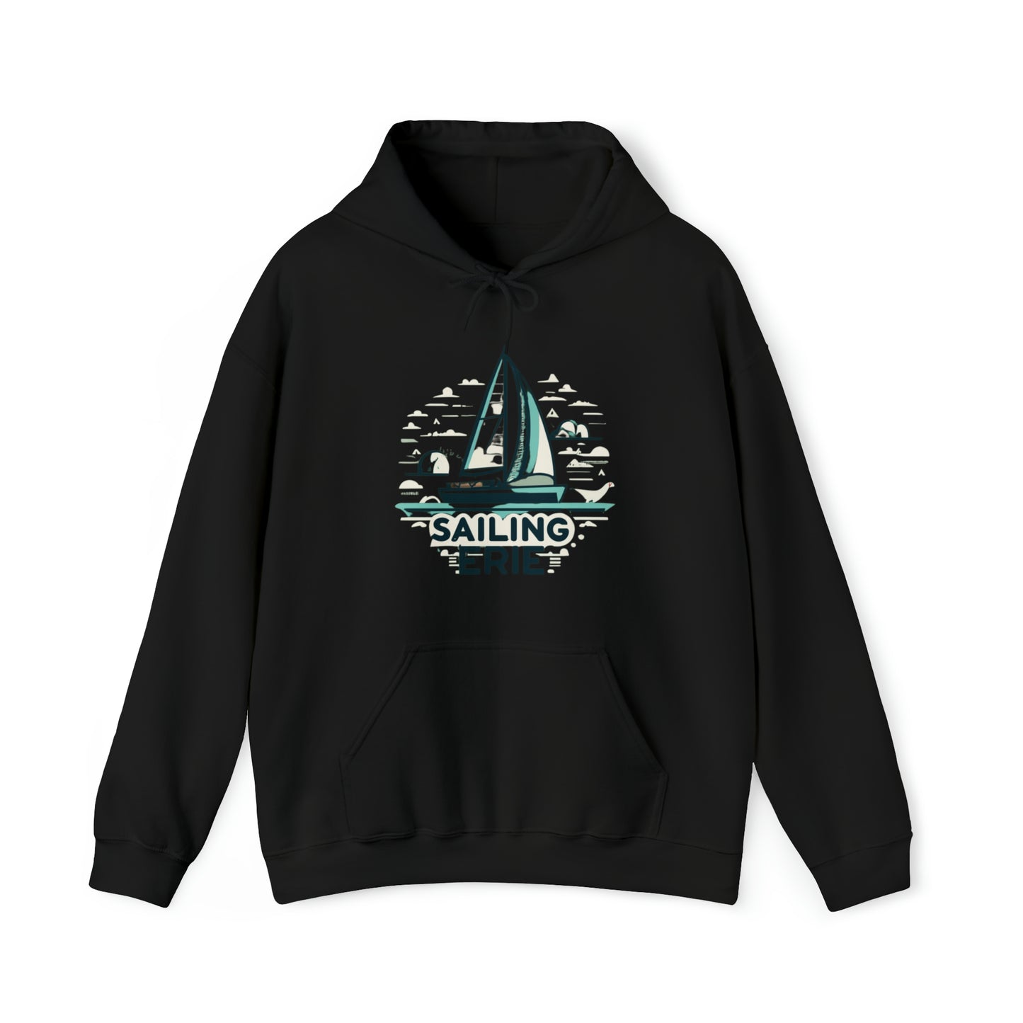 Lake Breeze Voyages Hoodie, Erie PA Edition, Unisex Heavy Blend