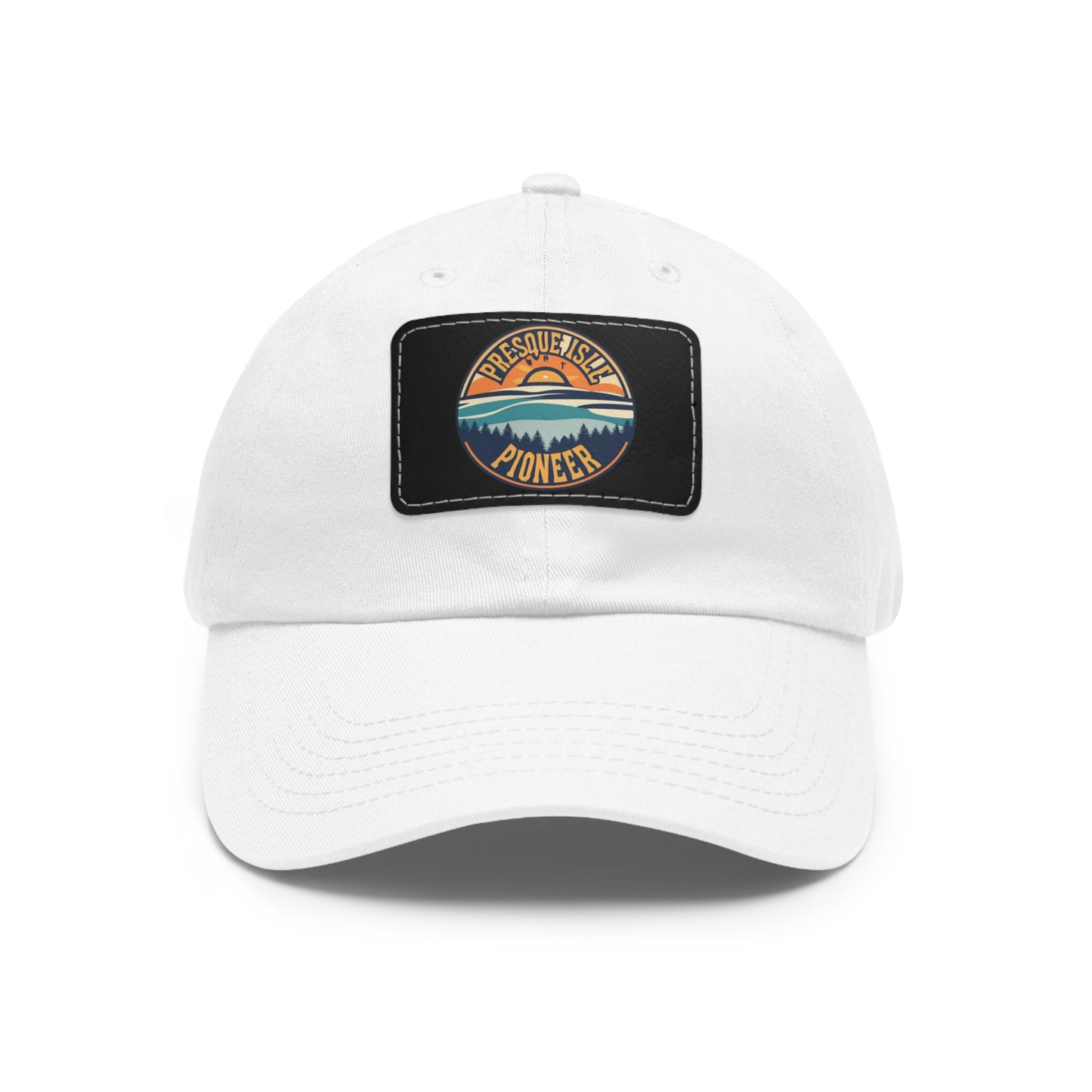 Lake Erie Leather Patch Hat - Trendy Unisex Accessory